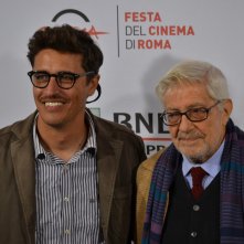 Roma 2015: Ettore Scola e Pierfrancesco Diliberto al photocall di Ridendo e Scherzando