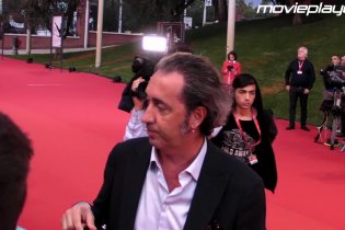 Paolo Sorrentino sul tappeto rosso di Roma 2015