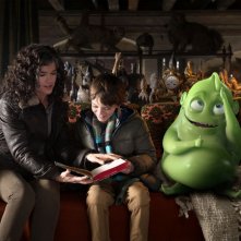 Ghosthunters - Gli acchiappafantasmi: Anke Engelke, Milo Parker e Hugo in un'immagine del film