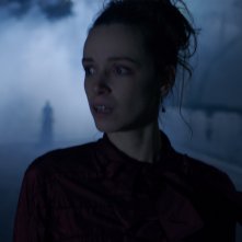 Takes of Halloween: il primo piano di una spaventata Alexandra Essoe