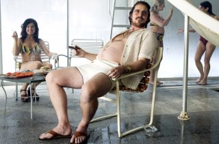 Christian Bale in American Hustle