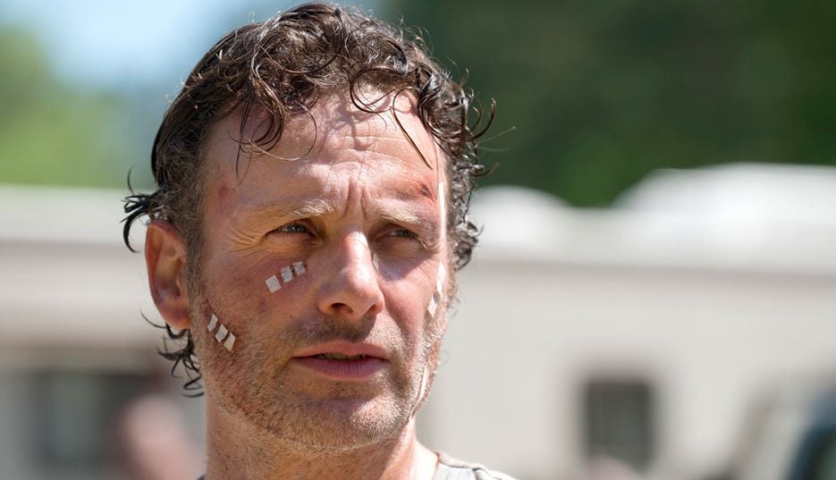 The Walking Dead: Andrew Lincoln in una scena di Thank You