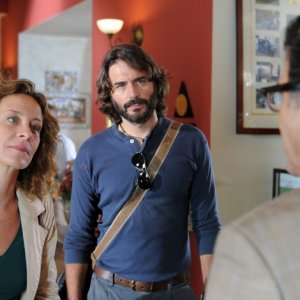 I misteri di Laura: Carlotta Natoli e Daniele Pecci in una scena