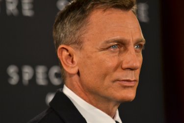 Daniel Craig in un primo piano al photocall di Spectre