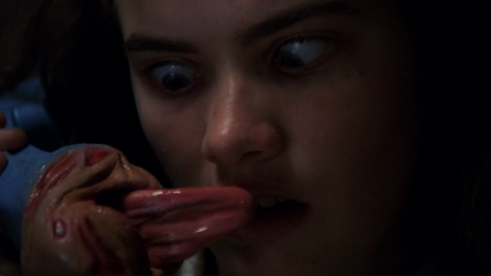 Heather Langenkamp in Nightmare al telefono con Freddy