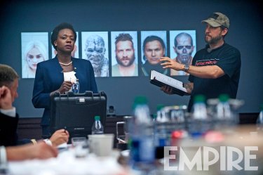 Suicide Squad: Viola Davis on the set of the film