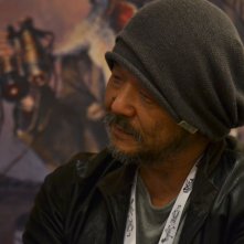 Un primo piano di Mamoru Oshii a Lucca Comics and Games 2015 per Garm Wars