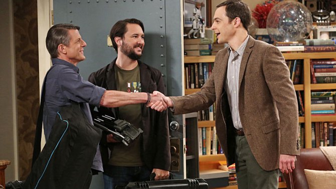 The Big Bang Theory: Jim Parson e Wil Wheaton nell'episodio The Spock Resonance