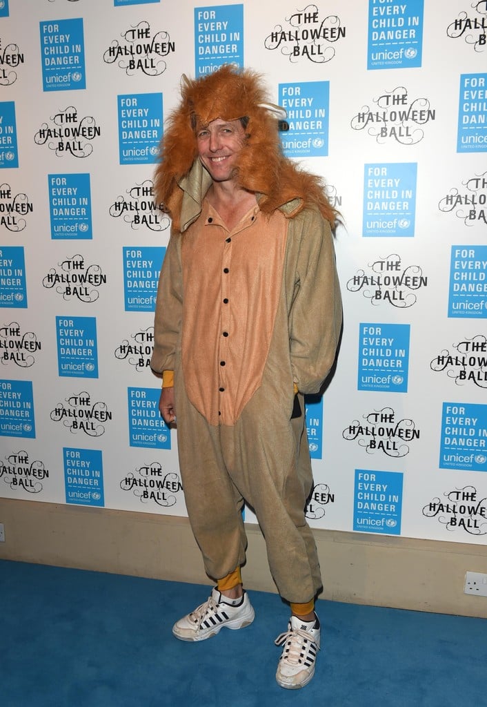 Hugh Grant mascherato per Halloween 2015