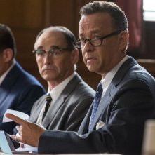 Il ponte delle spie: Tom Hanks e Mark Rylance in una scena del film