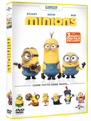 Minions: il packshot del DVD