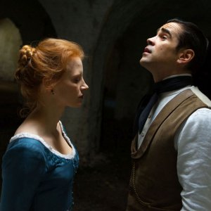 Miss Julie: Jessica Chastain e Colin Farrell in una scena del film