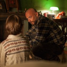 In fondo al bosco: Filippo Nigro e Teo Achille Caprio in una scena del film