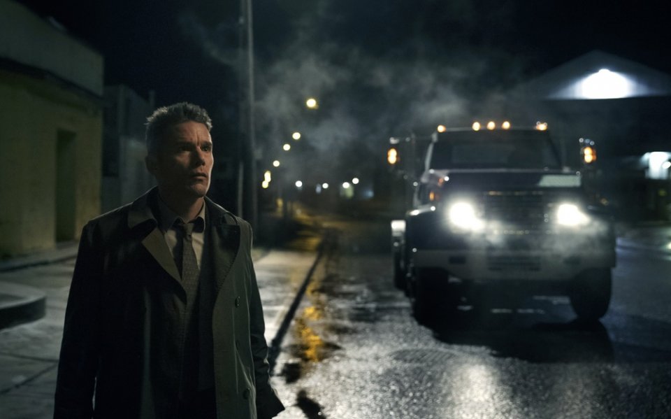 Regression: Ethan Hawke in a night scene from the film