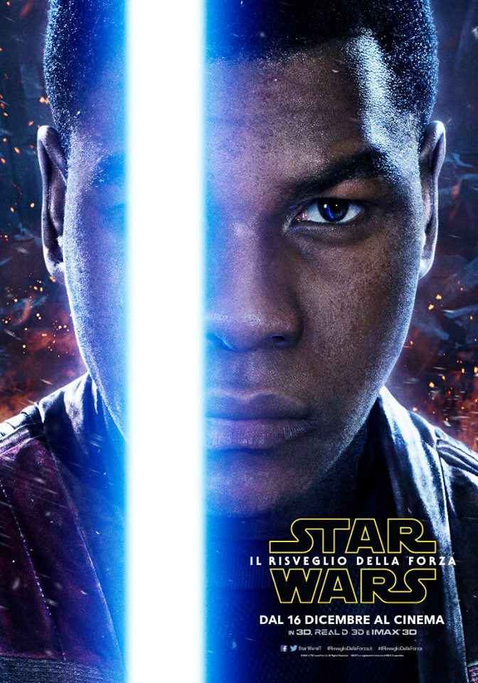 Star Wars: il Risveglio della Forza, character poster di John Boyega