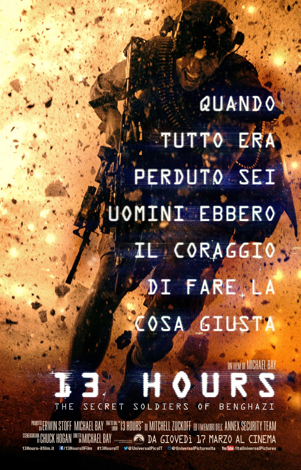 13 Hours: The Secret Soldiers of Benghazi - La locandina italiana