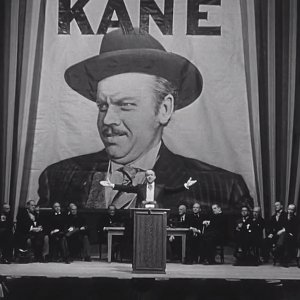 Il mago - L'incredibile vita di Orson Welles: un'inquadratura del capolavoro di Orson Welles 'Quarto potere'
