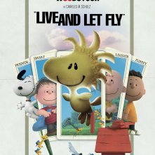 Snoopy & Friends: Woodstock protagonista del poster parodia dei film di James Bond