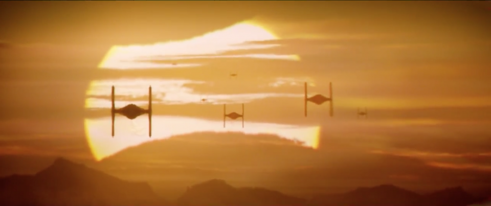 Star Wars - Il risveglio della Forza: un'immagine suggestiva del trailer giapponese