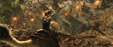 Warcraft - L'inizio: attacco voltante dal trailer del film