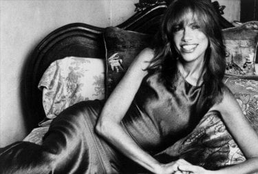 La cantante Carly Simon in un'immagine d'epoca