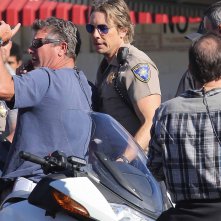 ChiPS: Dax Shepard sul set del film