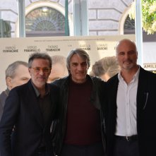 Mimmo Calopresti, Giorgio Panariello al photocall di Uno per tutti 