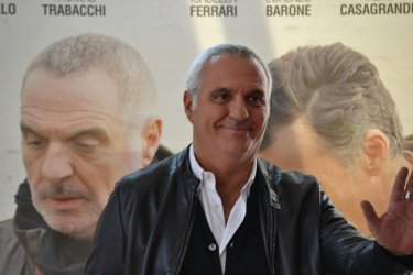 Giorgio Panariello durante il photocall di Uno per tutti