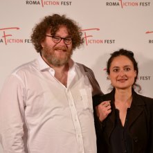 Roma Fiction Fest 2015: Vincent Lannoo e la produttrice Katia Raïs al photocall di Trepalium