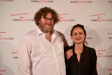 Roma Fiction Fest 2015: Vincent Lannoo e la produttrice Katia Raïs al photocall di Trepalium