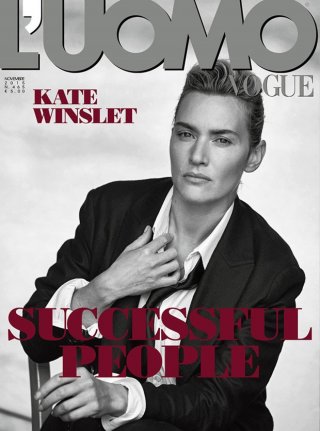 Kate Winslet fotografata da Lindbergh per L'Uomo Vogue