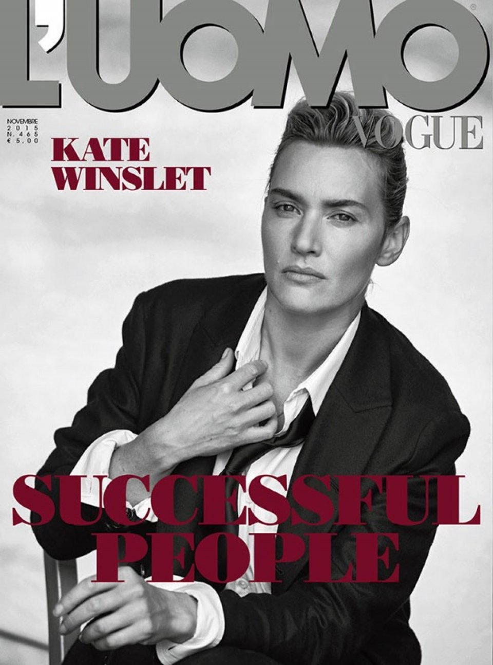 Kate Winslet fotografata da Lindbergh per L'Uomo Vogue