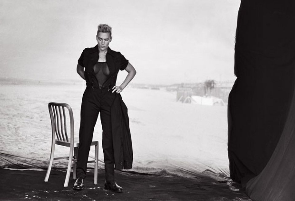 Una sexy Kate Winslet fotografata da Lindbergh per L'Uomo Vogue