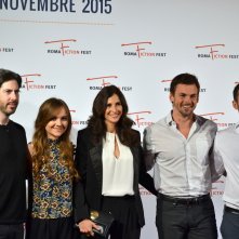 Roma Fiction Fest 2015: Zander Lehman, Jason Reitman, Michaela Watkins, Tommy Dewey e Tara Lynne Barr posano al photocall di Casual