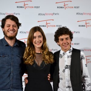 Roma Fiction Fest 2015: Mirko Trovato, Claudio Di Biagio e Clara Alonso al photocall di 'Lontana da me'