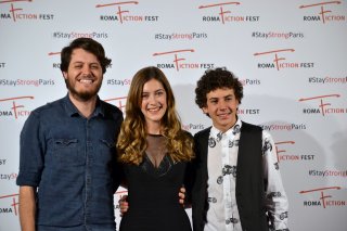 Roma Fiction Fest 2015: Mirko Trovato, Claudio Di Biagio e Clara Alonso al photocall di "Lontana da me"