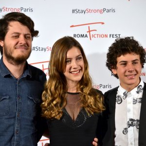 Roma Fiction Fest 2015: Mirko Trovato, Clara Alonso, Claudio Di Biagio al photocall di 'Lontana da me'