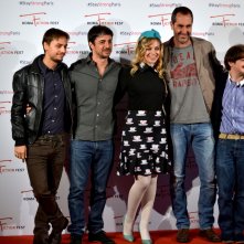 Roma Fiction Fest 2015: Daniele Grassetti,Paolo Calabresi, Francesco Russo, Luca Di Capua, Cristel Checca al photocall di 'Zio Gianni'