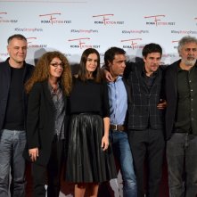 Roma Fiction Fest 2015: Lucio Pellegrini, Kasia Smutniak, Adriano Giannini, Antonio Folletto, Francesco Piccolo, Domenico Diele, Melania Mazzucco al photocall di Limbo