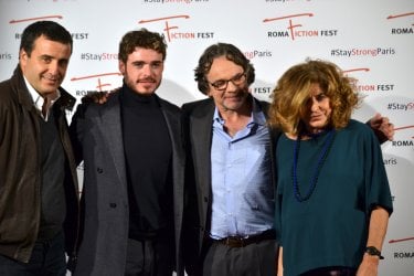 Roma Fiction Fest 2015: Richard Madden, Frank Spotnitz, Luca Bernabei, Matilde Bernabei, Eleonora Andreatta sul red carpet di Medici: Master of Florence