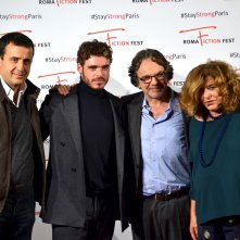 Roma Fiction Fest 2015: Richard Madden con Frank Spotnitz sul red carpet di Medici: Master of Florence