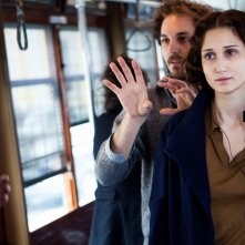 Antonia: Linda Caridi e il regista Ferdinando Cito Filomarino al lavoro sul set