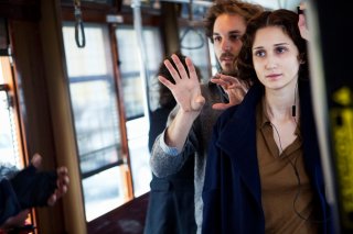 Antonia: Linda Caridi e il regista Ferdinando Cito Filomarino al lavoro sul set