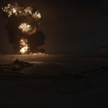 The Idealist: una scena del film con un esplosione