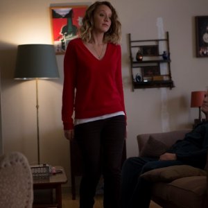 Through the Air: Ludivine Sagnier e Tcéhky Karyo in una scena del film