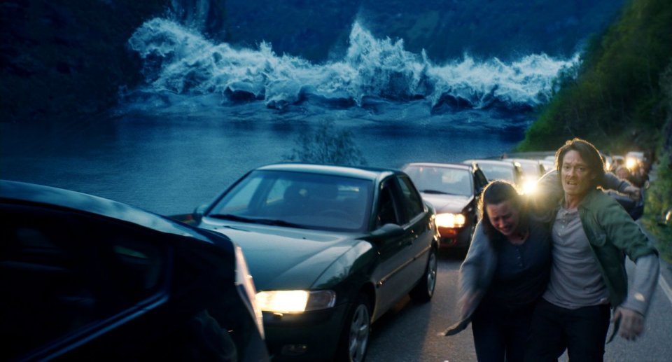 The Wave: una scena d'azione del film