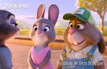 Zootropolis: un'immagine dei genitori di Judy