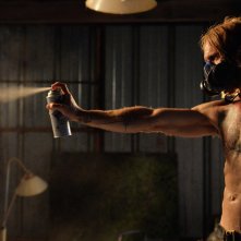 The Devil's Candy: il protagonista in azione con la sua pittura