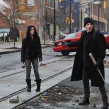 Cell: John Cusack, Samuel L. Jackson e Isabelle Fuhrman in una scena del film