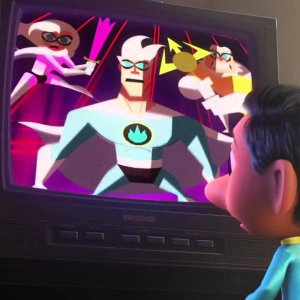 Il super team di Sanjay: un'immagine tratta dal cortometraggio Pixar
